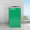 Alpine Industries 87 Gal. 3-Stream Steel Blue Recycling, Green Compost, and Black Commercial Trash Can Station ALP4450-BLK-KIT36 - alternate 7